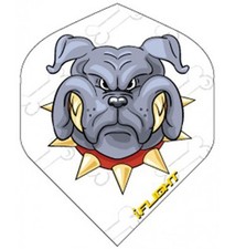 Lot de 5 jeux = 15 ailettes flechettes dart flight Ruthless Invincible Chien