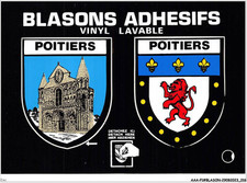 EMI-AAAP1-0009-86 - BLASON ADHESIF - POTIERS - vinyl lavable