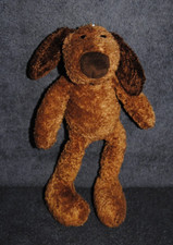 Peluche GUND BABY Chien Brun Nez Marron Lesté de Billes 25 Cm TTBE