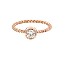 Neuf Personnalisé 14k or Rose