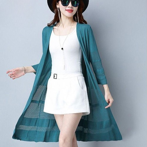Femmes midi cardigan ouvert - femmes,