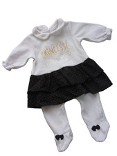 J30 Vêtements d'occasion  Bébé Robe pantalon GEMO 1 mois