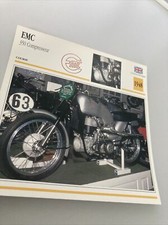 EMC 350 compresseur 1948 carte moto de collection Atlas UK