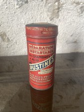 Boite ancienne lithographiée  RUSTINES  Auto Velo Moto