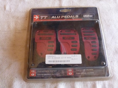 Pedales aluminium pour voiture - aluminium,