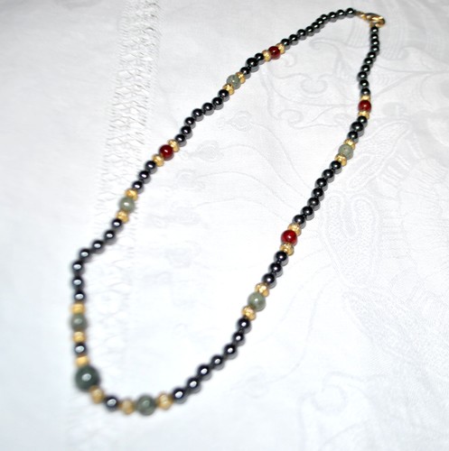 Collier perle pierre - perle,