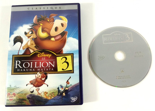 Dvd disney roi lion 3 - le,