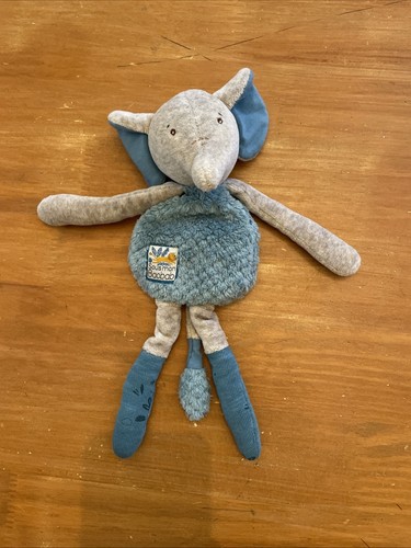 Doudou peluche éléphant gris - doudou,