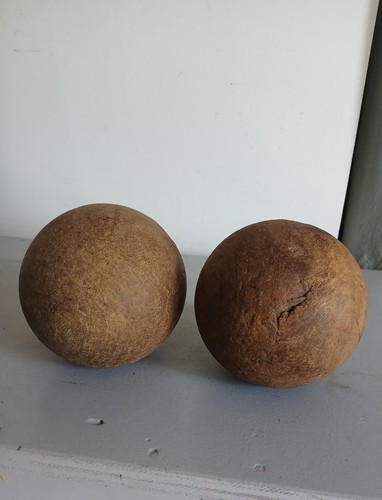Anciennes boules bois - anciennes, en
