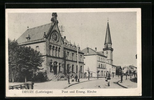 Cpa dieuze lothringen post - cpa,