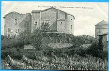 CPA : St-Alban-de-Roche - Vieilles ruines du Château de Grammont / 1908