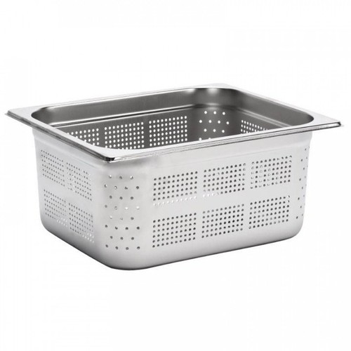 Bac inox perforé - , 1/2