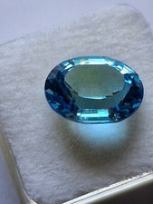 PIERRE FINE TOPAZE  BLEU 11 X9     4.31 CARATS SUPERBE ETAT NEUF