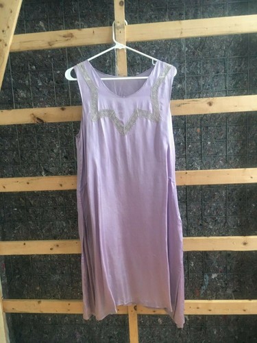 1930s dress with handmade lace