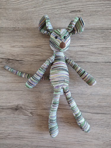 Doudou souris jellycat - doudou, rayures