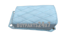 Siège passager blanc Solo P P Pad pour moto Harley chopper Bobber Old school