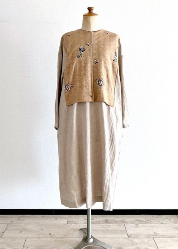 Robe longue pull laine - robe,