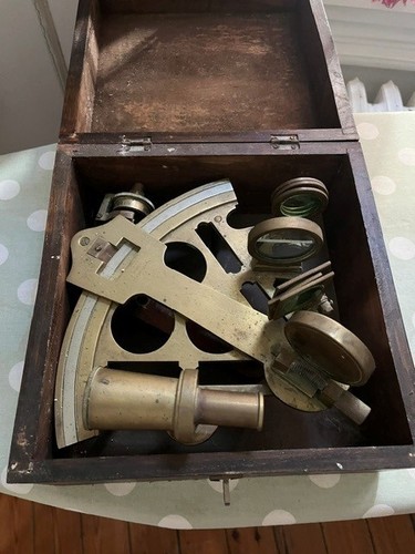 Sextant laiton anglais - sextant, en