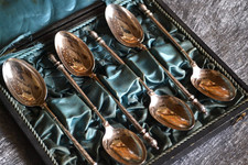 6 cuilleres argent russe paul