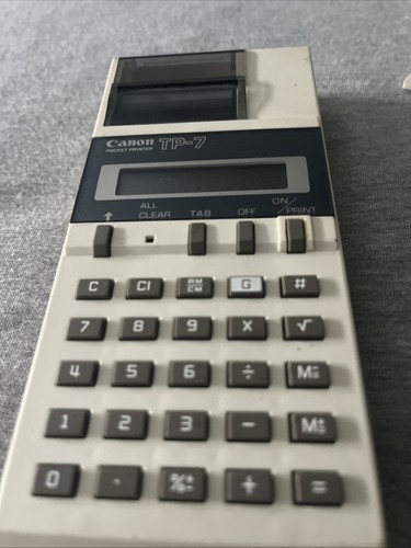 Calculatrice canon pocket - calculatrice,