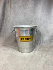 Seau à champagne vintage Champagne Irroy en aluminium Made in France