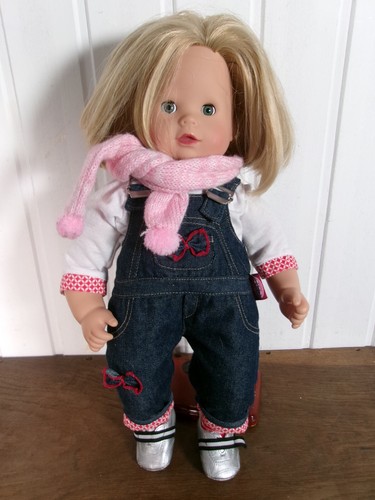 Poupée blonde muffin - muffin, denim