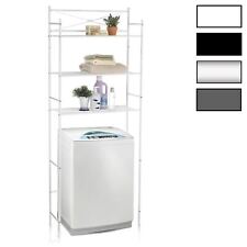 Etagère salle de bain rangement pour toilettes wc lave-linge 3 tablettes