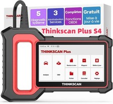 ThinkScan Plus S4 Valise Diagnostic Auto OBD2 Scanner OBD2 ECM ABS SRS TCM BCM