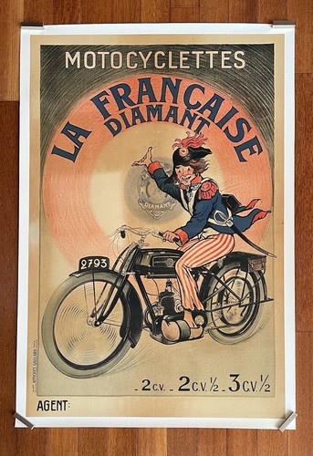 Affiche ancienne moto - affiche, ancienne,moto,