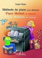 Méthode de piano pour débutants Lajos Papp Book [Softcover] Piano Lemoine