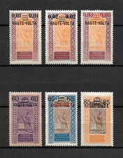 Timbres HAUTE VOLTA - 18 à 23 - MH* - 1922-1925 - Séries Complètes