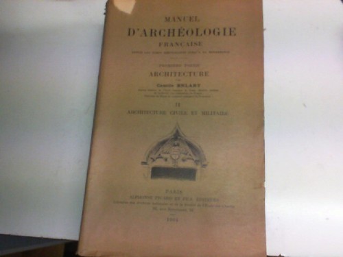 Manuel archéologie - manuel, d'archéologie