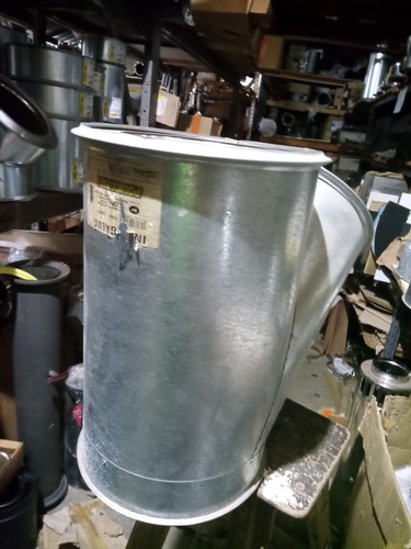 Té 135 inox galva 155 - 155, mm