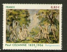 TIMBRE 3894 NEUF XX LUXE - PAUL CEZANNE - BAIGNEUSES , TABLEAU DU PEINTRE