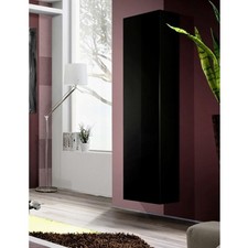 Vitrine Murale Design "Fly I" 170cm Noir