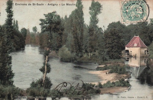 Carte postale antigny vienne - carte,