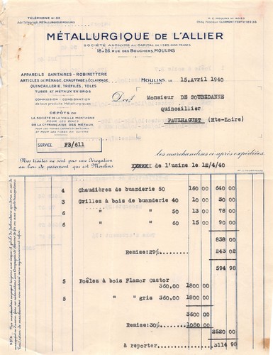1940 appareils sanitaires - appareils,