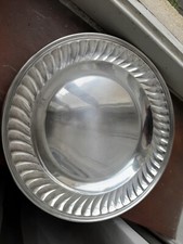 Grand plat rond - plat, metal