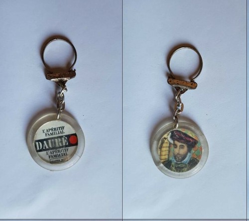 Porte clés apéritif dauré - apéritif,