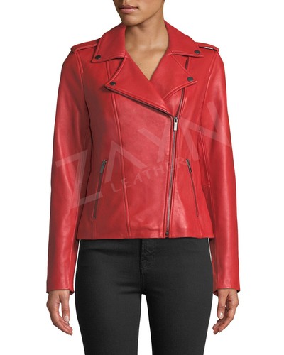 Veste rétro classique rouge