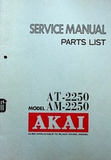 Service Manual AKAI AT-2250