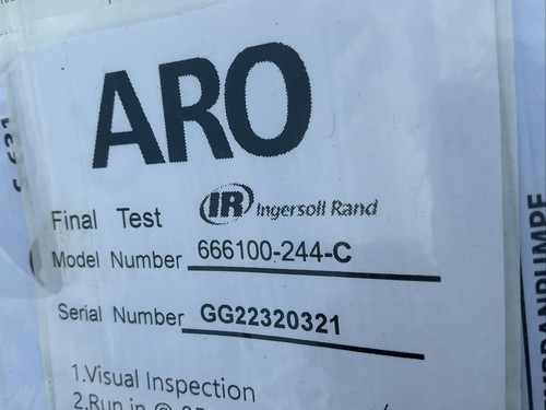 Aro 666100 244 - 120, psi