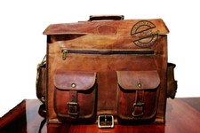 Sac en cuir unisexe sac à