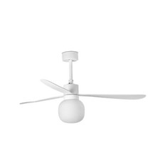 Éco Ventilateur plafond avec Lumière LED Variable Amelia Blanc Fan Silencieux
