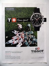 PUBLICITE-ADVERTISING :  TISSOT PRC 200  2015 Montres,Rugby