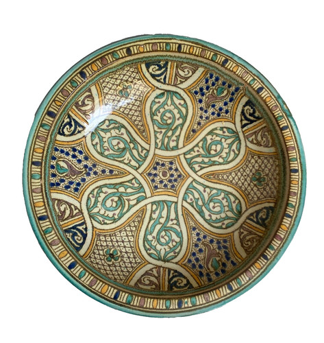 Ancien grand plat terre - grand,
