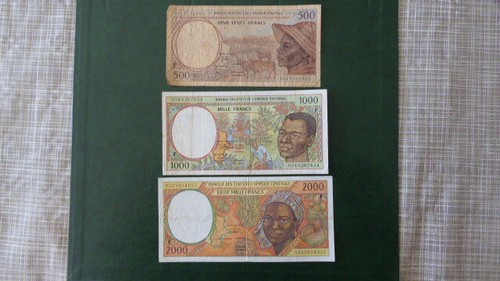 Billet ancien afrique - billet, centrale