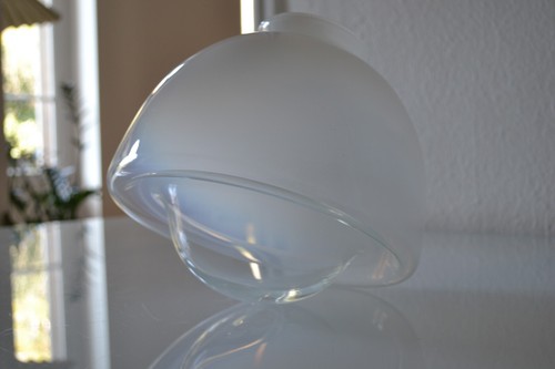 Globe verre opalescent pour - globe,