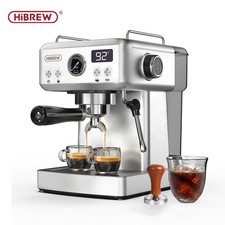 HiBREW H10A Machine à café Expresso 20Bars Semi Automatique Température Réglable