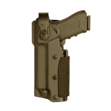 HOLSTER GAUCHER ZOOM VKZ8 TAN POUR GLOCK 17/18/19/22/23 AVEC LAMPE/LASER